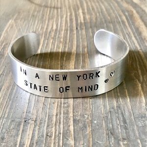 handmade Jewelry - Hand stamped adjustable metal cuff bracelet handmade Jewelry - Hand stamped adjustable metal cuff bracelet